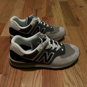 Men’s New Balance 574 Rugged. Size 11.5. Black/grey/white